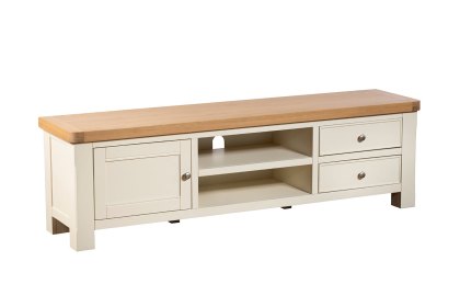 Burford Painted Oak Large TV Unit