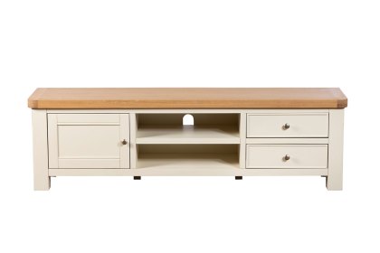 Burford Painted Oak Large TV Unit