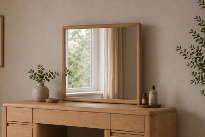 Flynn Natural Oak Dressing Table Mirror