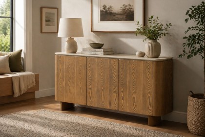 Lusso Ash Wide Sideboard