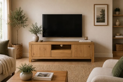 Wyatt Reclaimed Oak TV Unit