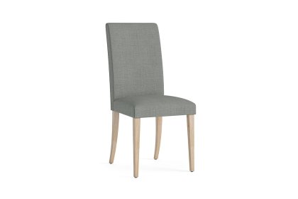 Clara Fabric Dining Chair in Grey (Pair)