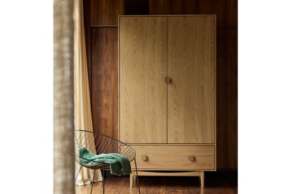 G Plan Larsen Oak Double Wardrobe