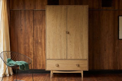 G Plan Larsen Oak Double Wardrobe
