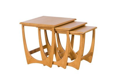 G Plan Larsen Oak Nest of Tables
