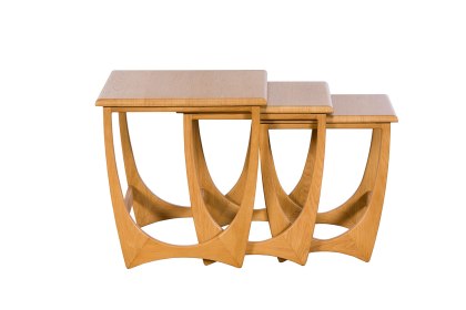 G Plan Larsen Oak Nest of Tables