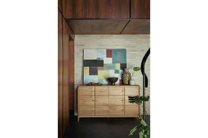 G Plan Maddison Oak 6 Drawer Wide Chest of Drawers