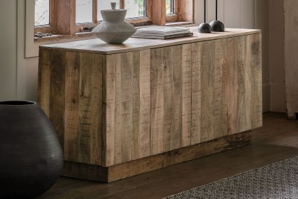 Gallery Direct Iowa 4 Door Sideboard Natural 1700x450x700mm