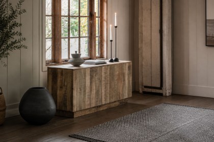 Gallery Direct Iowa 4 Door Sideboard Natural 1700x450x700mm