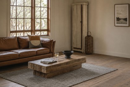Gallery Direct Iowa Coffee Table Natural 1500x600x300mm