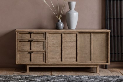 Gallery Direct Kyoto 3 Drawer 2 Door Sideboard 1500x450x700mm Gallery Direct Kyoto 3 Drawer 2 Door Sideboard 1500x450x700mm