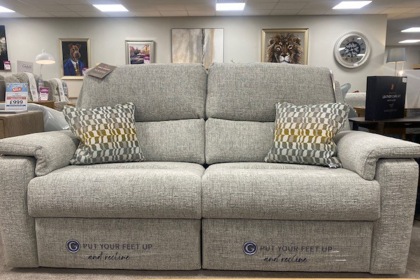 Ex-Display St Austell - G Plan Harper Large Double Recliner Sofa with USB