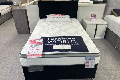 Ex-Display Redruth - Majestic 4ft Mattress + 4 Drawer Divan Base + Headboard Bed Set Ex-Display Redruth - Majestic 4ft Mattress + 4 Drawer Divan Base + Headboard Bed Set