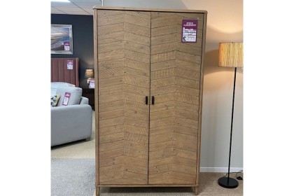 Ex-Display St Austell - Baker Jude Reclaimed Wood Wardrobe