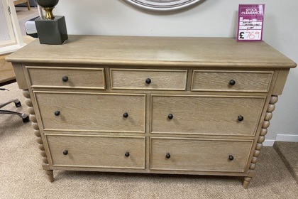 Ex-Display St Austell - Gallery Direct Artisan 7 Drawer Chest of Drawers Ex-Display St Austell - Gallery Direct Artisan 7 Drawer Chest of Drawers