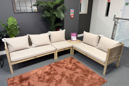 Ex-Display Truro - Gallery Direct Outdoor Paros Corner Set Ex-Display Truro - Gallery Direct Outdoor Paros Corner Set