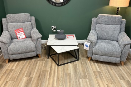 Ex-Display Truro - La-Z-Boy Kenzie Power Recliner Chair Head Tilt (Toggle)