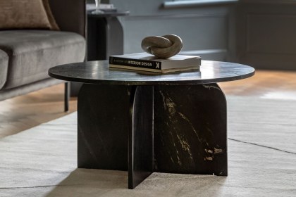 Gallery Direct Amalfi Black Marble Coffee Table Gallery Direct Amalfi Black Marble Coffee Table