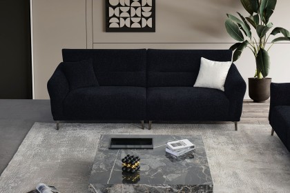 Albany 4 Seater Sofa in Black Lux Boucle Albany 4 Seater Sofa in Black Lux Boucle