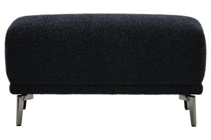 Albany Stool in Black Lux Boucle Albany Stool in Black Lux Boucle