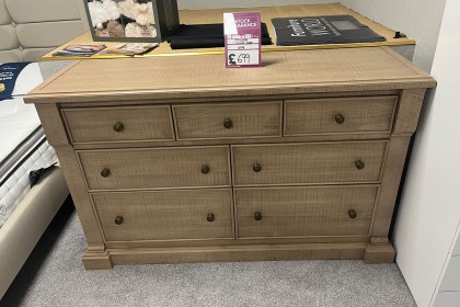 Ex-Display Redruth - Gallery Direct Vancouver 7 Drawer Chest of Drawers