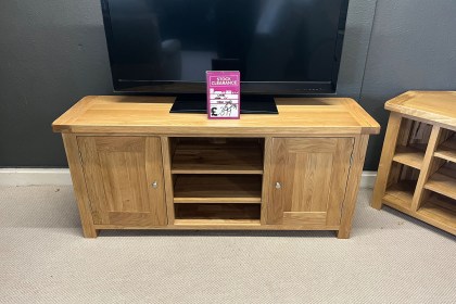 Ex-Display Redruth - Largo Oak Large TV Unit Ex-Display Redruth - Largo Oak Large TV Unit