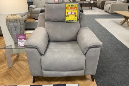 Ex-Display St Austell - Dixon Power Recliner Chair with Power Headrest Ex-Display St Austell - Dixon Power Recliner Chair with Power Headrest
