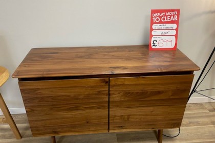 Ex-Display St Austell - Gallery Direct Madrid Walnut Small Sideboard