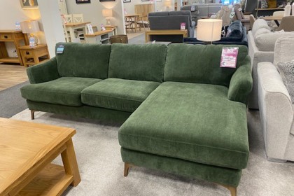 Ex-Display St Austell - Hansson Fabric Green Corner Sofa Group