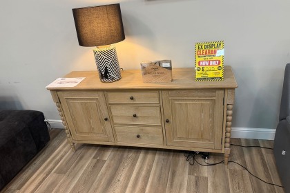 Ex-Display Truro - Gallery Direct Artisan Large 3 Drawer Sideboard Ex-Display Truro - Gallery Direct Artisan Large 3 Drawer Sideboard