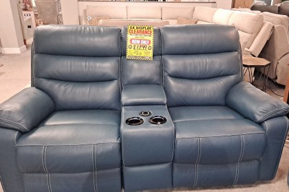 Ex-Display Plymouth - Halo 2 Seater Power Recliner Sofa with Headtilt Ex-Display Plymouth - Halo 2 Seater Power Recliner Sofa with Headtilt