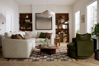 Vogue Williams Carnaby Large 6 Seater Corner Sofa - W300cm x D208cm