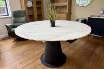 Ex-Display Liskeard - Sarsen Round Extending Dining Table Ex-Display Liskeard - Sarsen Round Extending Dining Table