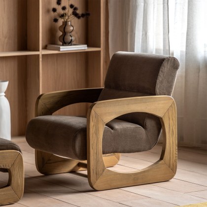 Gallery Direct Marco Armchair in Verona Sepia