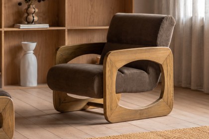 Gallery Direct Marco Armchair in Verona Sepia