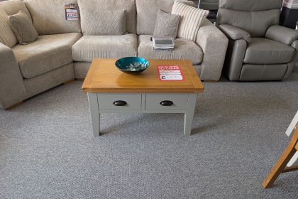 Ex-Display Newquay - Cotswold Grey Painted Coffee Table Ex-Display Newquay - Cotswold Grey Painted Coffee Table