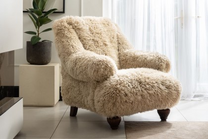 Tetrad Heritage Nappa Long Wool Sheepskin Chair Tetrad Heritage Nappa Long Wool Sheepskin Chair