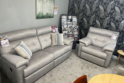 Ex-Display Redruth - G Plan Laurie 3 Seater Power Recliner Sofa & Chair