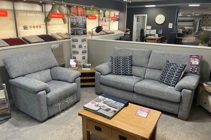 Ex-Display Redruth - Hemingway 3 Seater Sofa & Power Recliner Chair