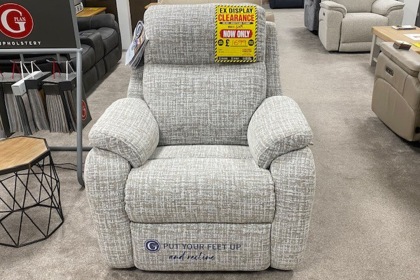 Ex-Display St Austell - G Plan Kingsbury Fabric Power Recliner Chair