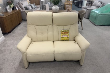 Ex-Display Truro - Himolla Lupo 2 Seater Manual Recliner Leather Sofa