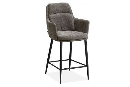 Bologna Fabric Bar Stool in Miami Ash (Pair) Bologna Fabric Bar Stool in Miami Ash (Pair)