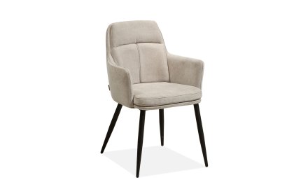 Donna Fabric Dining Chair in Miami Toffee (Pair)