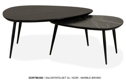 Dortmund 2-Piece XL Coffee Nest of Tables Set