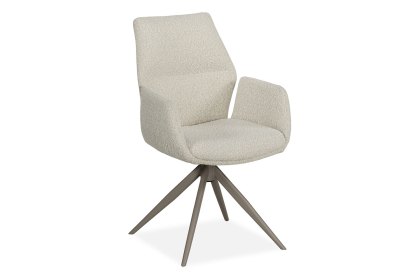 Faido Fabric Dining Chair in Touch Pearl (Pair) Faido Fabric Dining Chair in Touch Pearl (Pair)