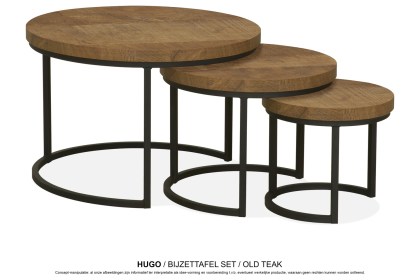 Hugo 3-Piece Coffee Nest of Tables Set