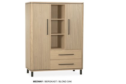 Medway Blond Oak Lamulux Display Cabit Medway Blond Oak Lamulux Display Cabit