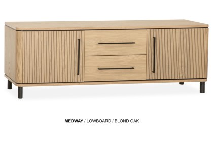 Medway Blond Oak Lamulux Lowboard Sideboard