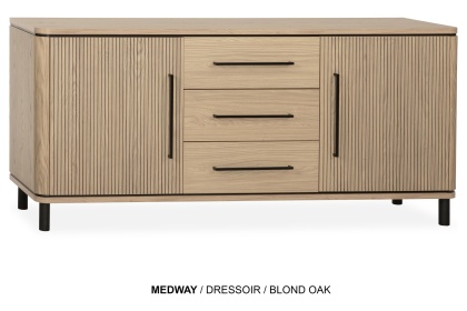 Medway Blond Oak Lamulux 180cm Large Sideboard
