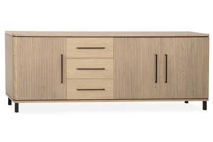 Medway Blond Oak Lamulux 240cm Wide Sideboard